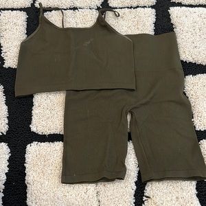 Two Piece Ribbed Set